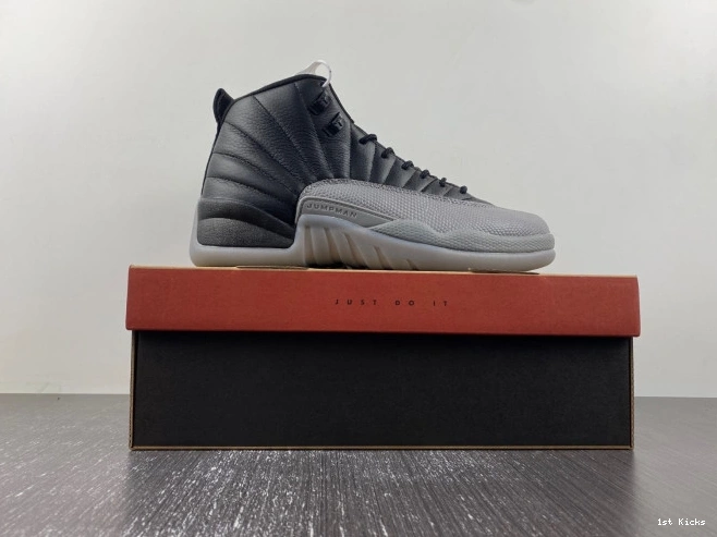 1st Kicks Grey 12 Jordan Wolf Air Black CT8013-019 0708